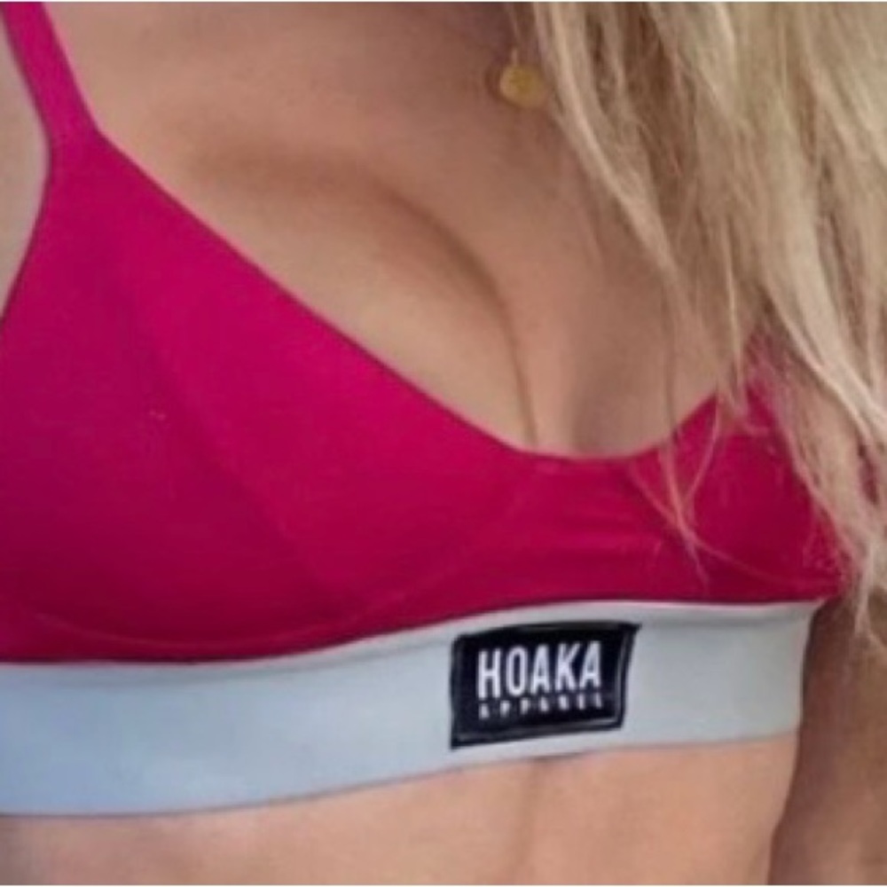 Hoaka Apparel Rasberry Triangle Bralette